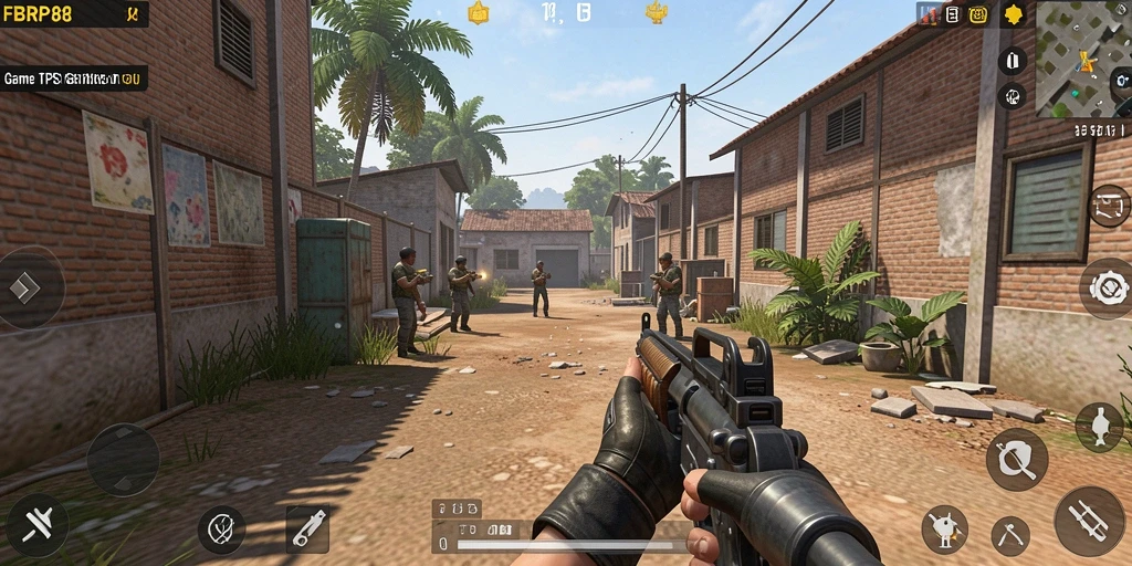 Tampilan utama gameplay FBRP88 yang mendebarkan dan menantang.