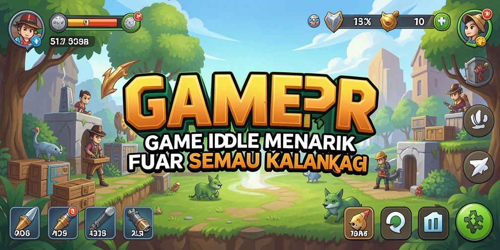Tampilan gameplay GAMERP yang menarik dan interaktif.