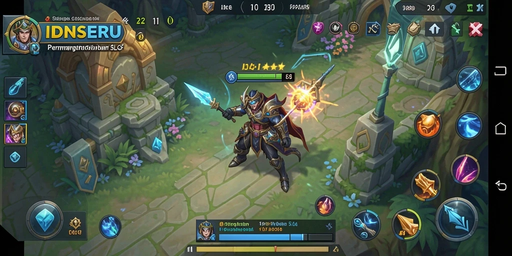Tampilan gameplay menarik dari IDNSERU yang penuh strategi.