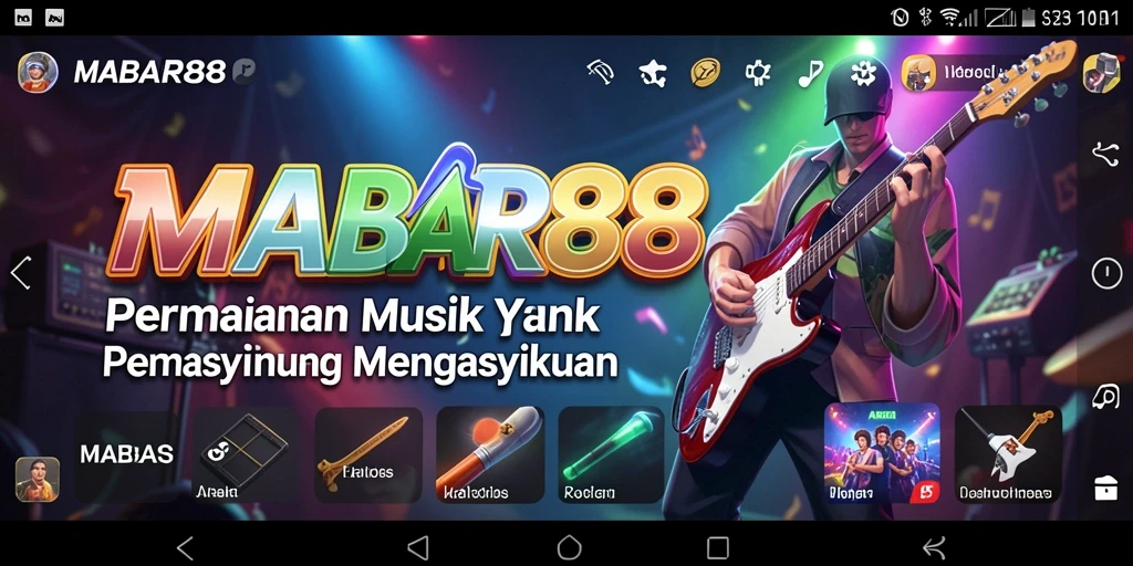 Tampilan gameplay MABAR88 yang seru dan interaktif.