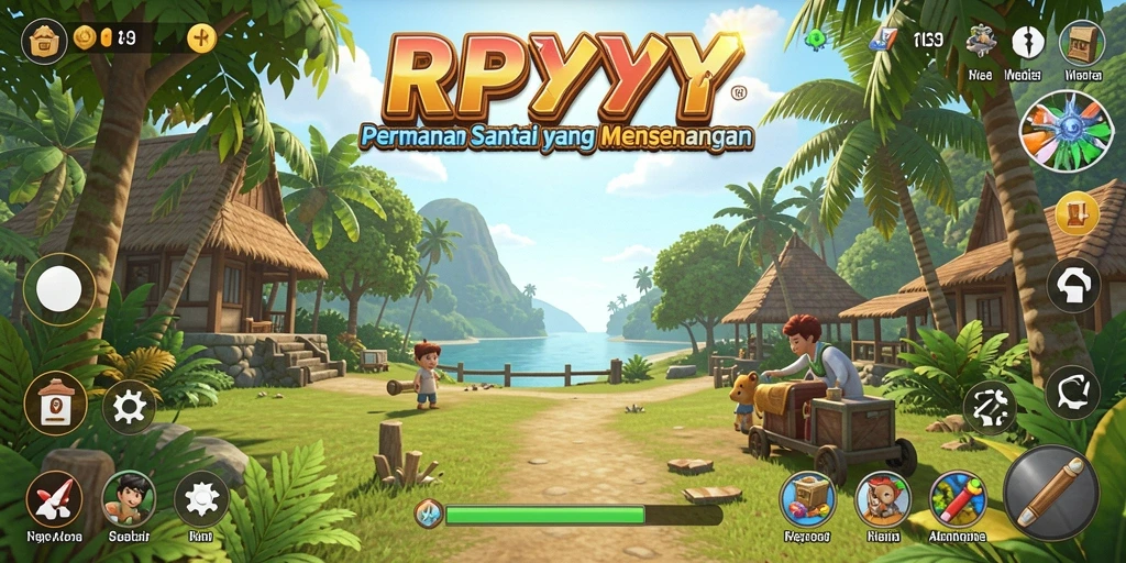 Screenshot gameplay RPYYY menampilkan momen seru dan penuh warna.