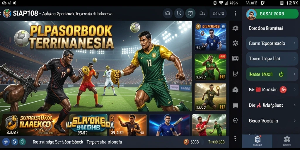 Tampilan menarik dan fitur lengkap dari gameplay Sportsbook SIAP108.