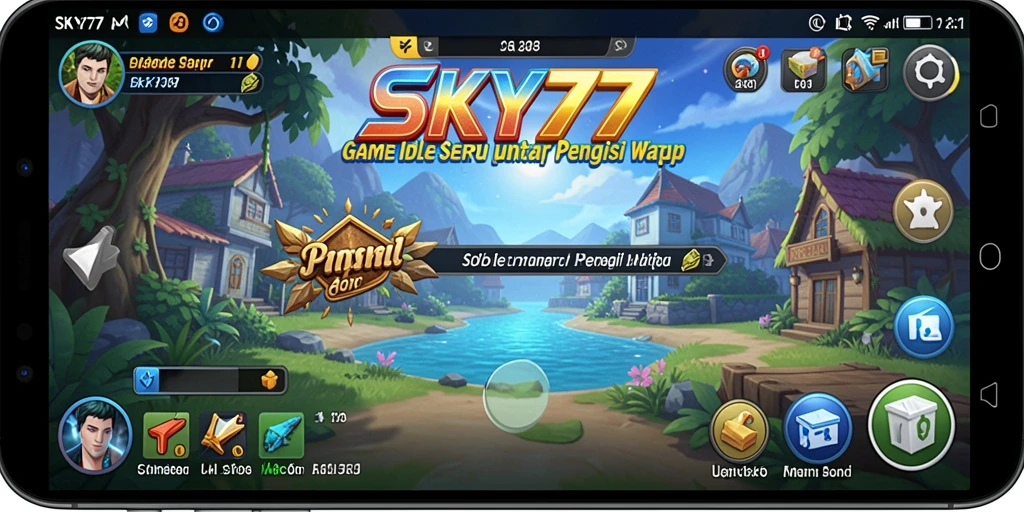 Screenshot gameplay SKY77 yang menampilkan momen seru dalam permainan Idle.