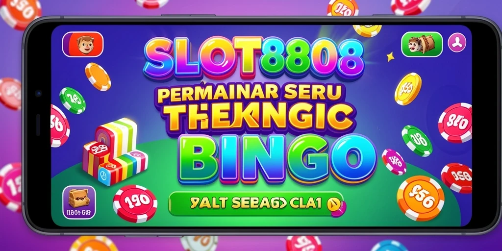 Tampilan permainan Bingo SLOT8808 yang seru dan interaktif.