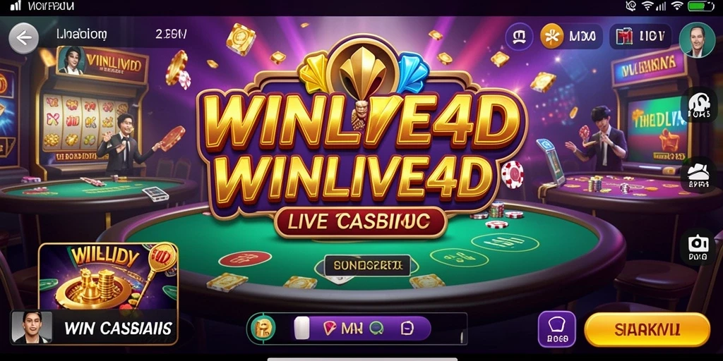 Gameplay seru di aplikasi Live Casino WINLIVE4D